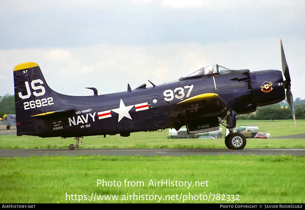 Aircraft Photo of F-AZED / 126922 | Douglas A-1D Skyraider (AD-4NA) | USA - Navy | AirHistory.net #782332