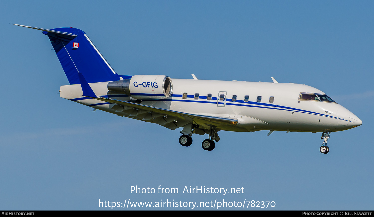 Aircraft Photo of C-GFIG | Canadair Challenger 601-3A (CL-600-2B16) | AirHistory.net #782370