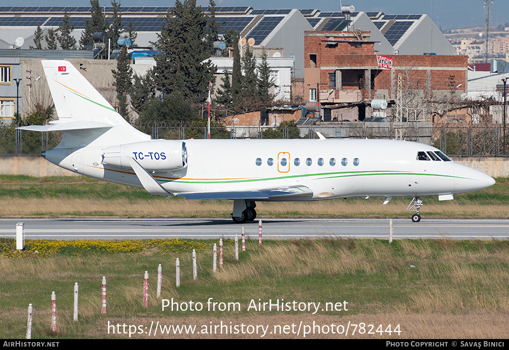 Aircraft Photo of TC-TOS | Dassault Falcon 2000S | AirHistory.net #782444