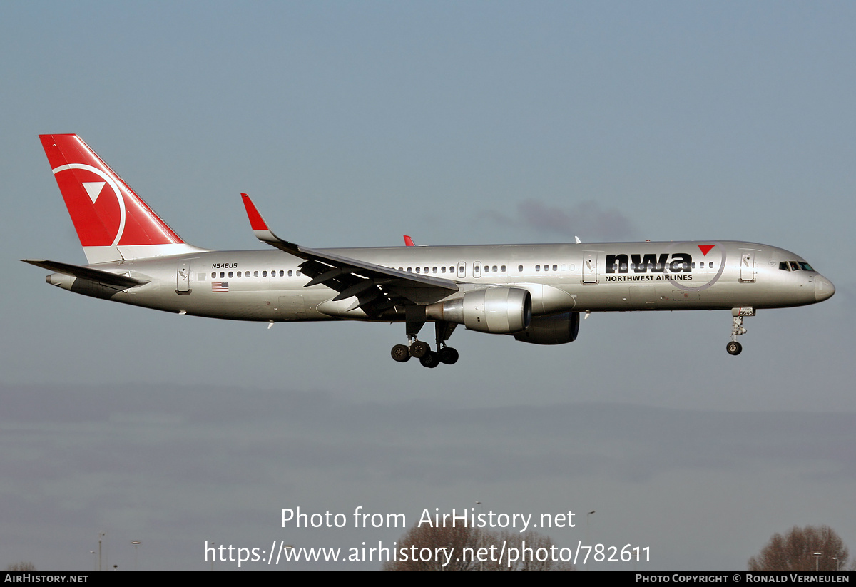 Aircraft Photo of N546US | Boeing 757-251 | Northwest Airlines | AirHistory.net #782611