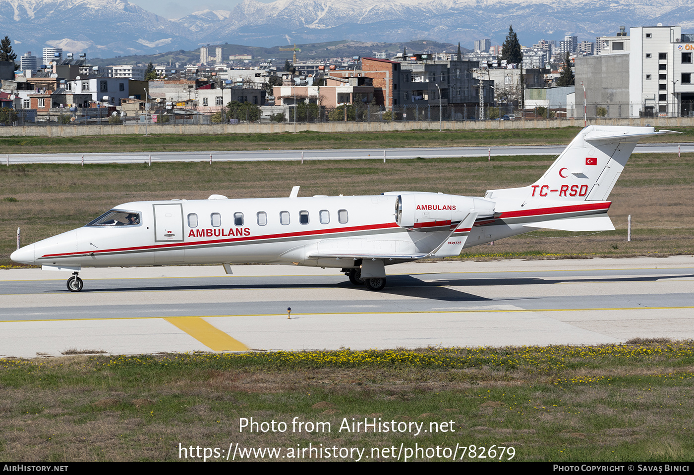 Aircraft Photo of TC-RSD | Learjet 45 | Redstar Aviation | AirHistory.net #782679