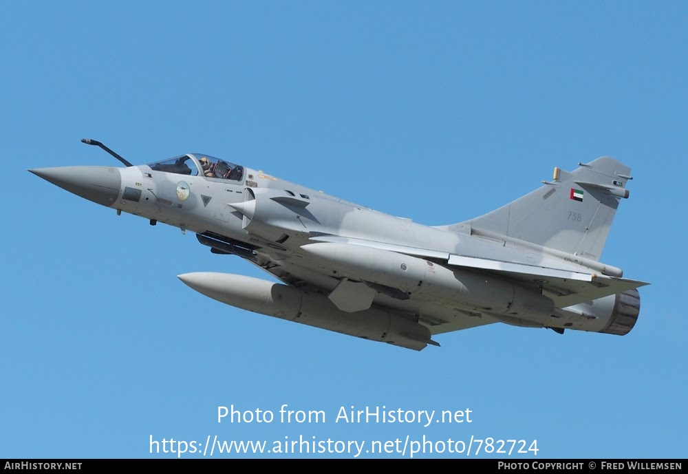 Aircraft Photo of 738 | Dassault Mirage 2000-9EAD | United Arab Emirates - Air Force | AirHistory.net #782724