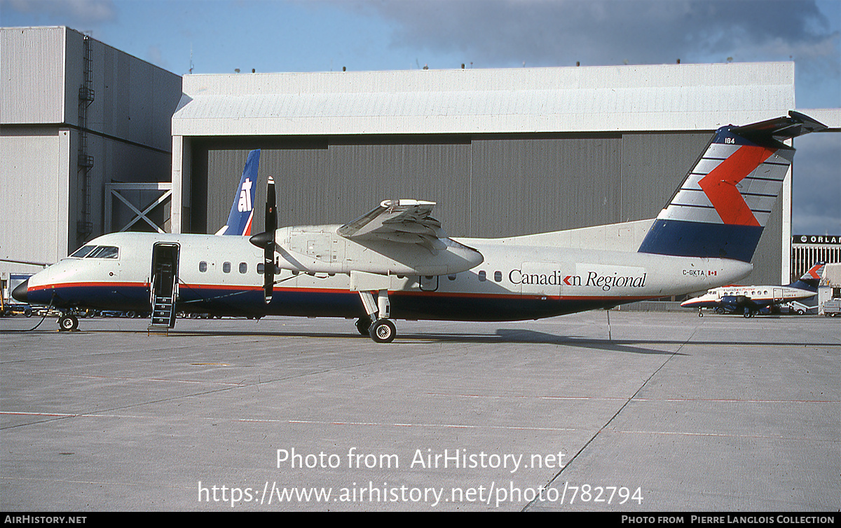 Aircraft Photo of C-GKTA | De Havilland Canada DHC-8-301 Dash 8 | Canadian Regional Airlines | AirHistory.net #782794