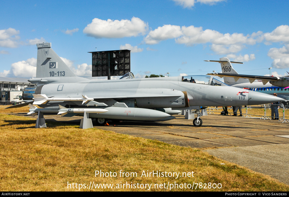 Aircraft Photo of 10-113 | Chengdu-Pakistan JF-17A Thunder | Pakistan - Air Force | AirHistory.net #782800