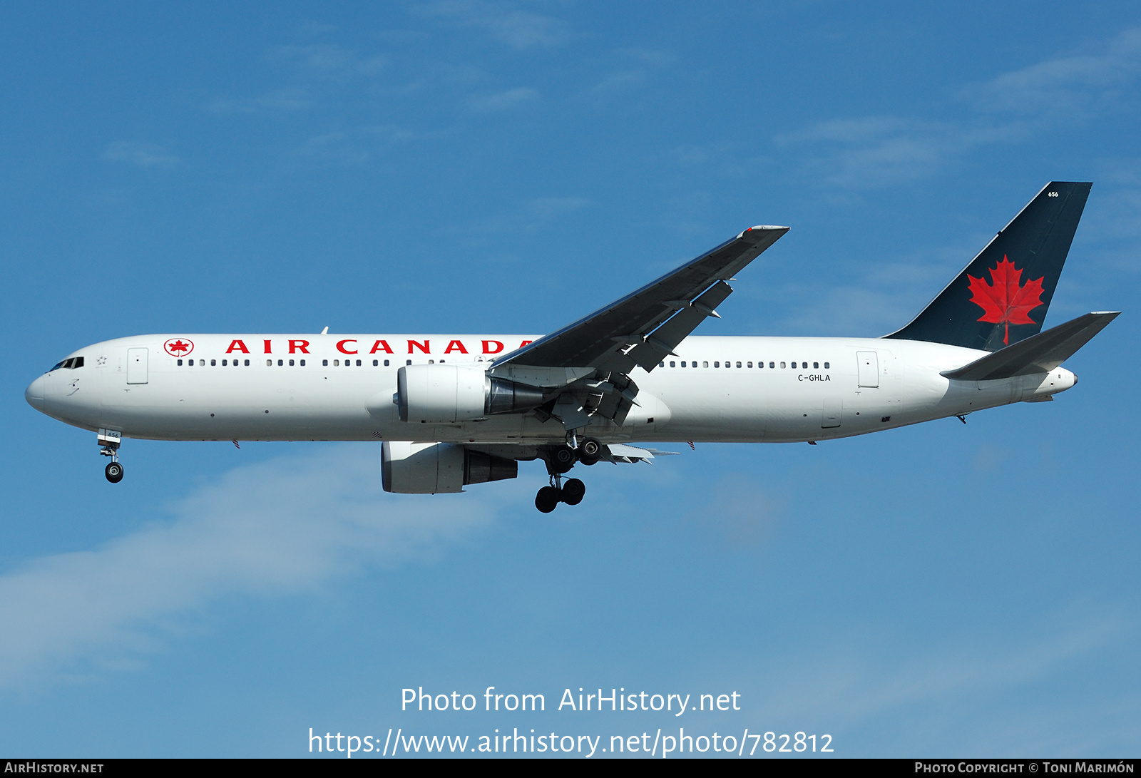 Aircraft Photo of C-GHLA | Boeing 767-35H/ER | Air Canada | AirHistory.net #782812