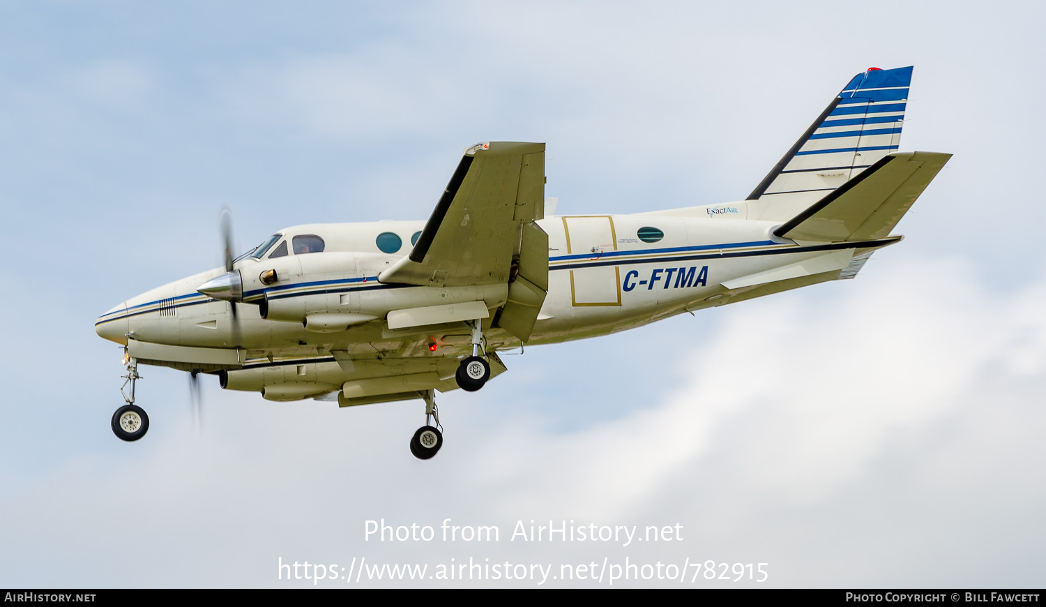 Aircraft Photo of C-FTMA | Beech A100A King Air | Exact Air | AirHistory.net #782915