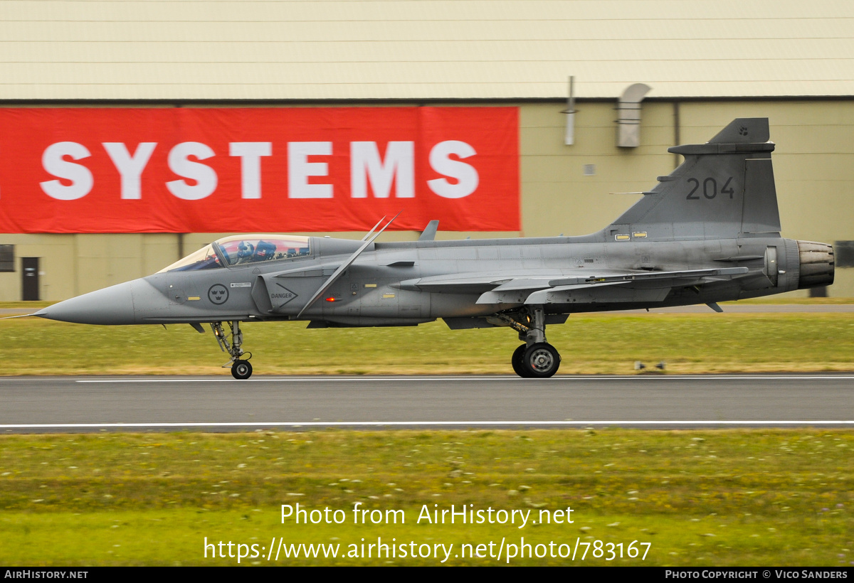 Aircraft Photo of 39204 | Saab JAS 39A Gripen | Sweden - Air Force | AirHistory.net #783167