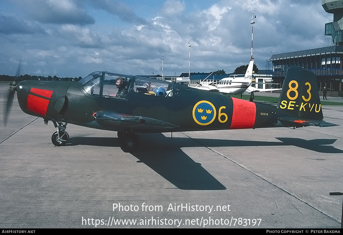 Aircraft Photo of SE-KVU / 50018 | Saab 91B Safir | Sweden - Air Force | AirHistory.net #783197