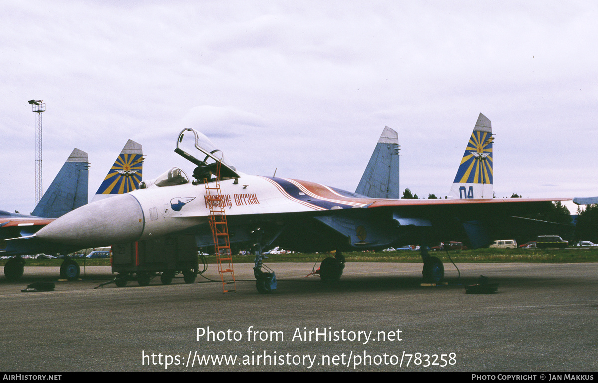 Aircraft Photo of 04 blue | Sukhoi Su-27 | Soviet Union - Air Force | AirHistory.net #783258