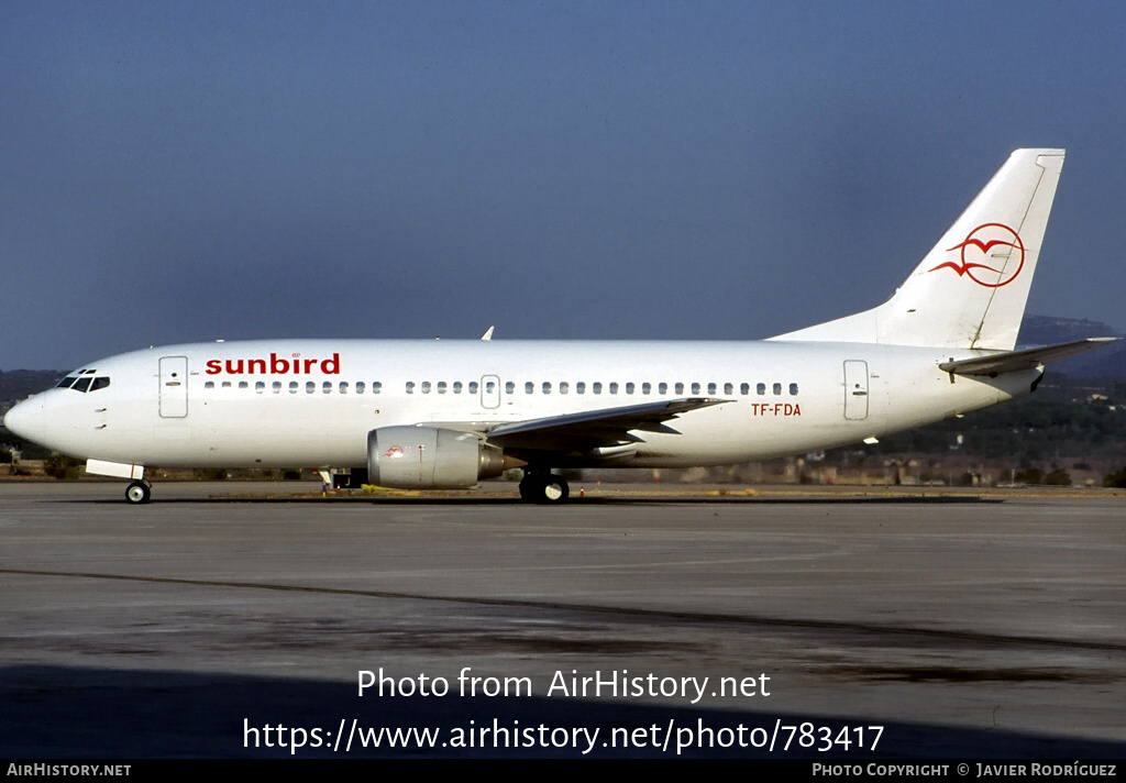 Aircraft Photo of TF-FDA | Boeing 737-3Q8 | Sunbird | AirHistory.net #783417