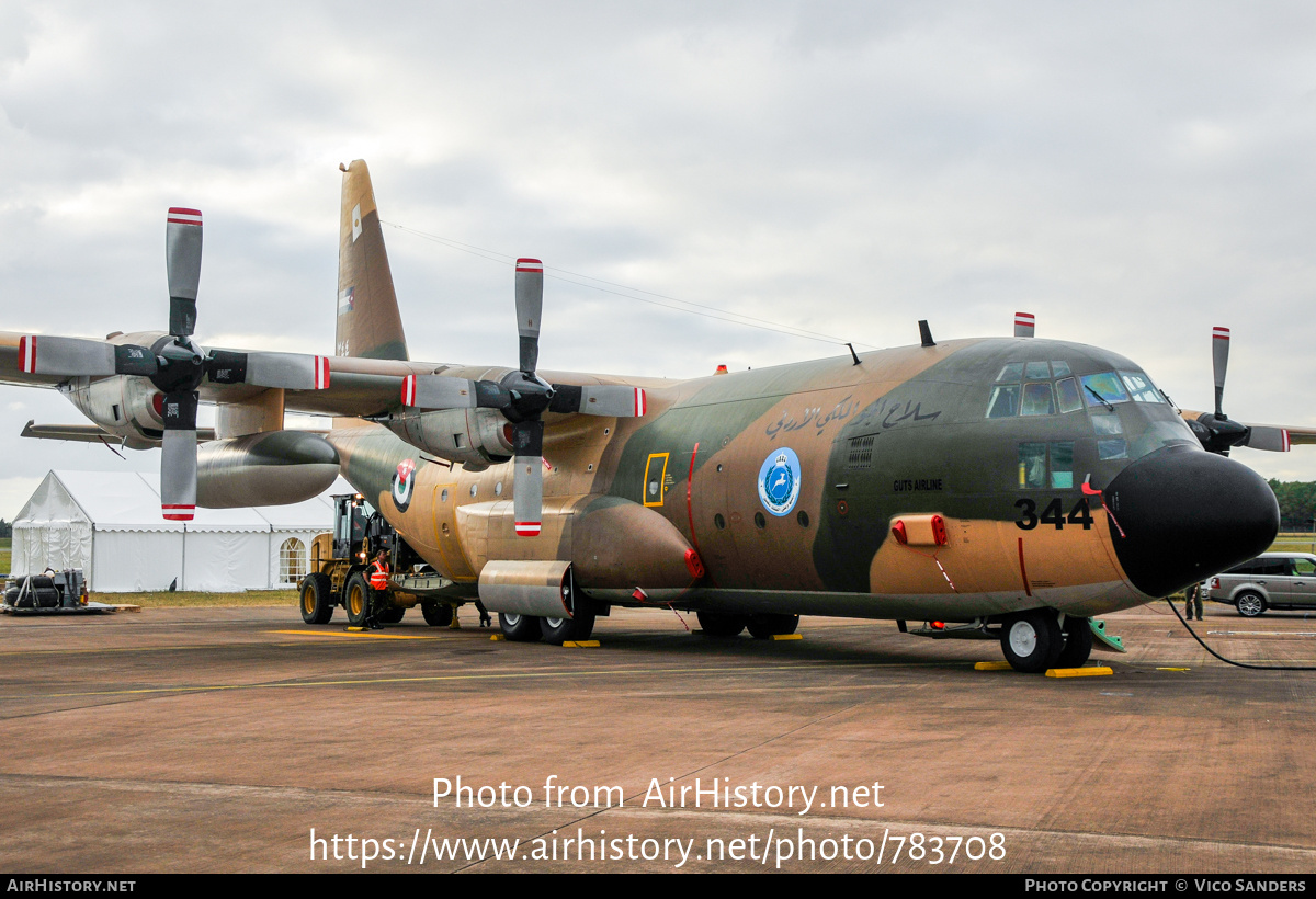 Aircraft Photo of 344 | Lockheed C-130H Hercules | Jordan - Air Force | AirHistory.net #783708