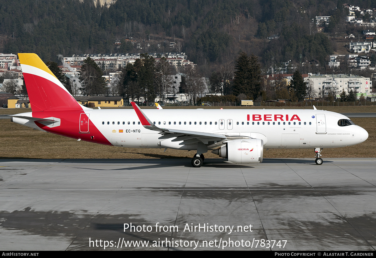 Aircraft Photo of EC-NTQ | Airbus A320-251N | Iberia | AirHistory.net #783747