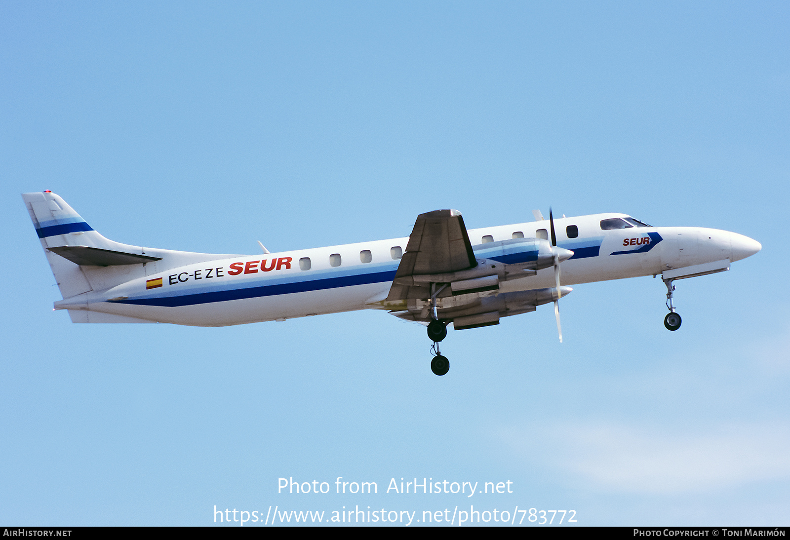 Aircraft Photo of EC-EZE | Swearingen SA-226TC Metro II | SEUR | AirHistory.net #783772