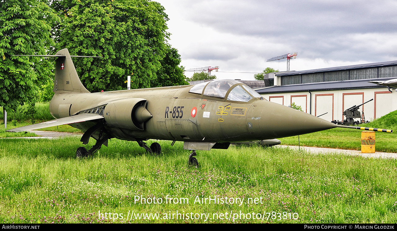 Aircraft Photo of R-855 | Canadair CF-104 Starfighter | Denmark - Air Force | AirHistory.net #783810