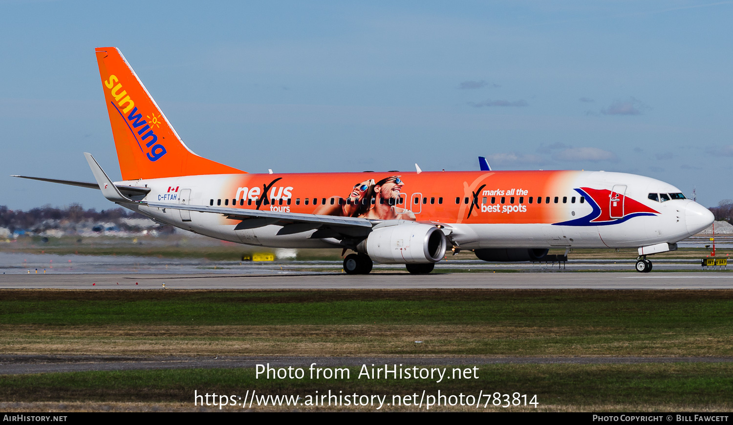 Aircraft Photo of C-FTAH | Boeing 737-8Q8 | Sunwing Airlines | AirHistory.net #783814