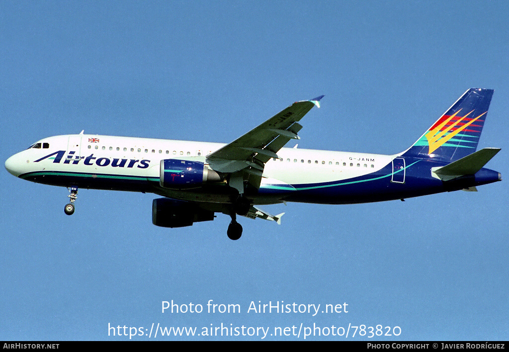 Aircraft Photo of G-JANM | Airbus A320-212 | Airtours International | AirHistory.net #783820