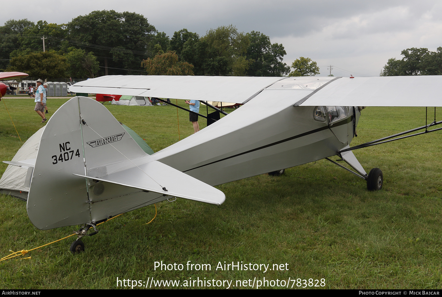 Aircraft Photo of N34074 / NC34074 | Taylorcraft BC-65 | AirHistory.net #783828