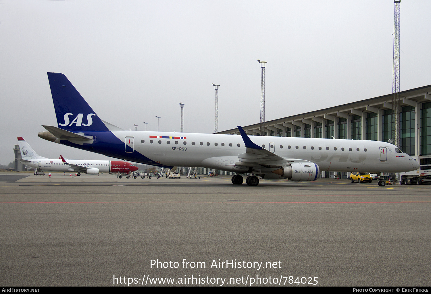 Aircraft Photo of SE-RSS | Embraer 195LR (ERJ-190-200LR) | Scandinavian Airlines - SAS | AirHistory.net #784025