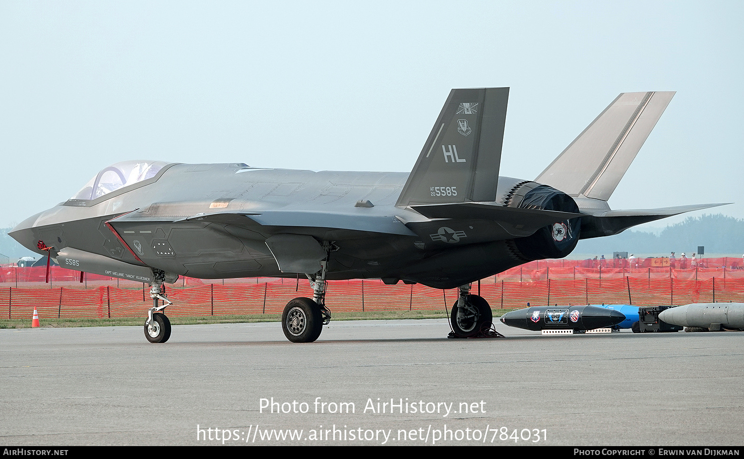 Aircraft Photo of 20-5585 | Lockheed Martin F-35A Lightning II | USA - Air Force | AirHistory.net #784031