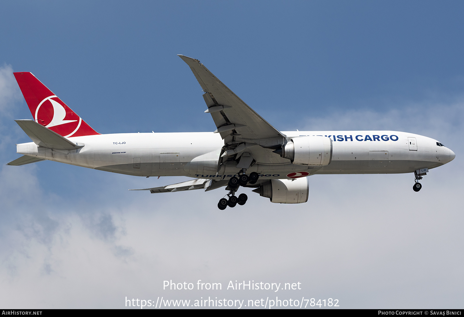 Aircraft Photo of TC-LJO | Boeing 777-F | Turkish Airlines Cargo | AirHistory.net #784182