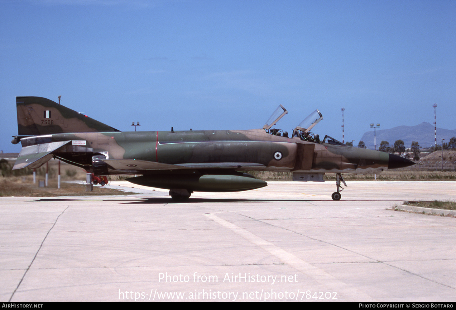 Aircraft Photo of 7508 | McDonnell Douglas RF-4E Phantom II | Greece - Air Force | AirHistory.net #784202