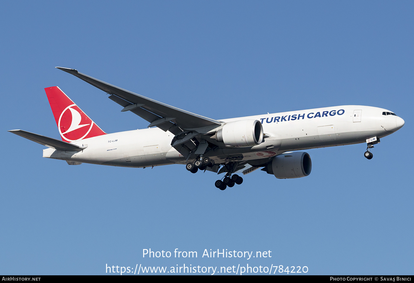 Aircraft Photo of TC-LJM | Boeing 777-F | Turkish Airlines Cargo | AirHistory.net #784220