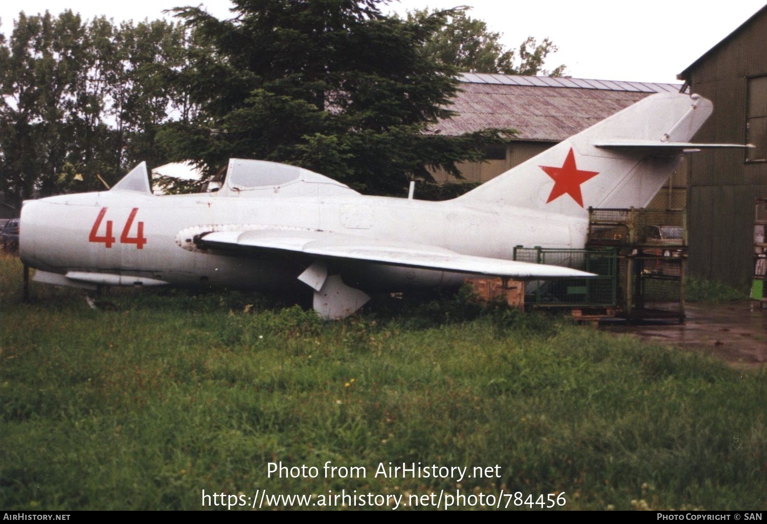 Aircraft Photo of 44 red | Aero CS-102 (MiG-15UTI) | Soviet Union - Air Force | AirHistory.net #784456