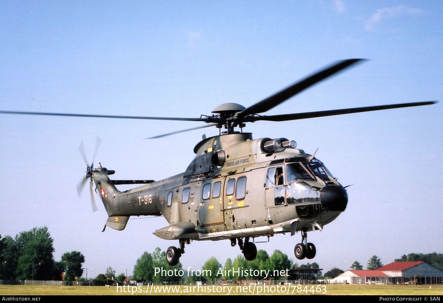 Aircraft Photo of T-316 | Aerospatiale AS-332M1 Super Puma | Switzerland - Air Force | AirHistory.net #784463