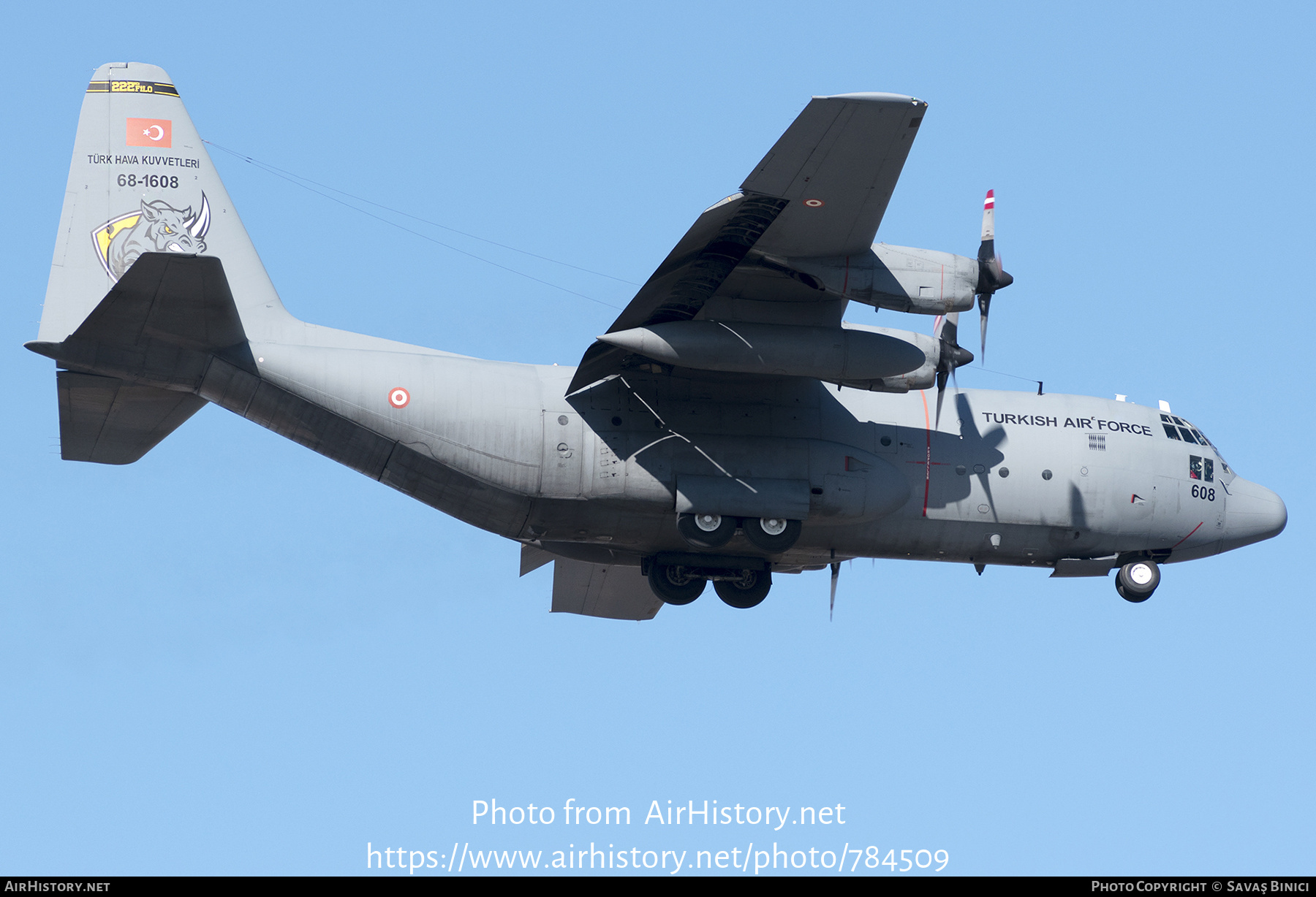 Aircraft Photo of 68-1608 | Lockheed C-130E Hercules (L-382) | Turkey - Air Force | AirHistory.net #784509