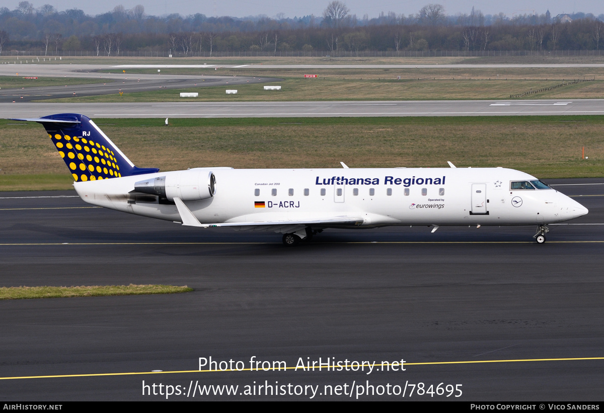 Aircraft Photo of D-ACRJ | Bombardier CRJ-200ER (CL-600-2B19) | Lufthansa Regional | AirHistory.net #784695