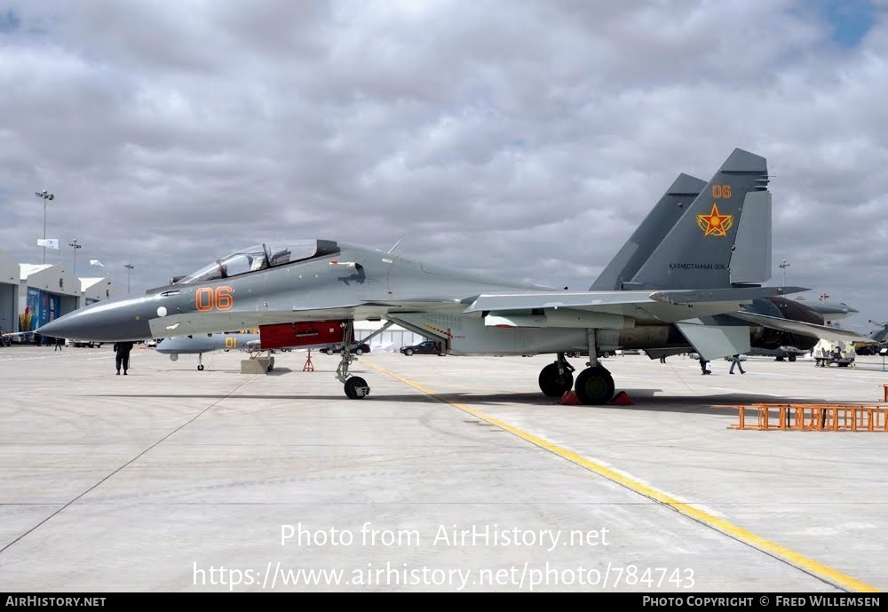 Aircraft Photo of 06 red | Sukhoi Su-30SM | Kazakhstan - Air Force | AirHistory.net #784743