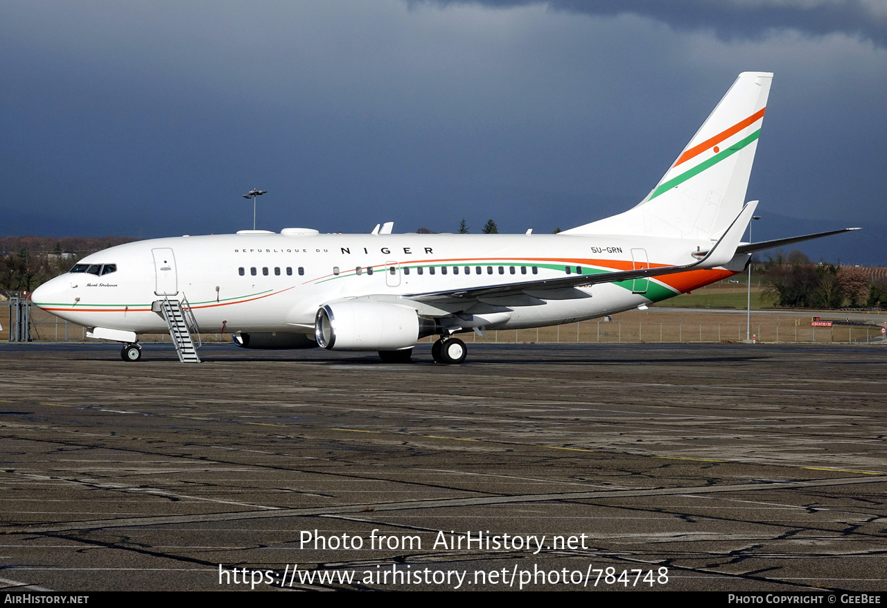 Aircraft Photo of 5U-GRN | Boeing 737-75U BBJ | Republique du Niger | AirHistory.net #784748