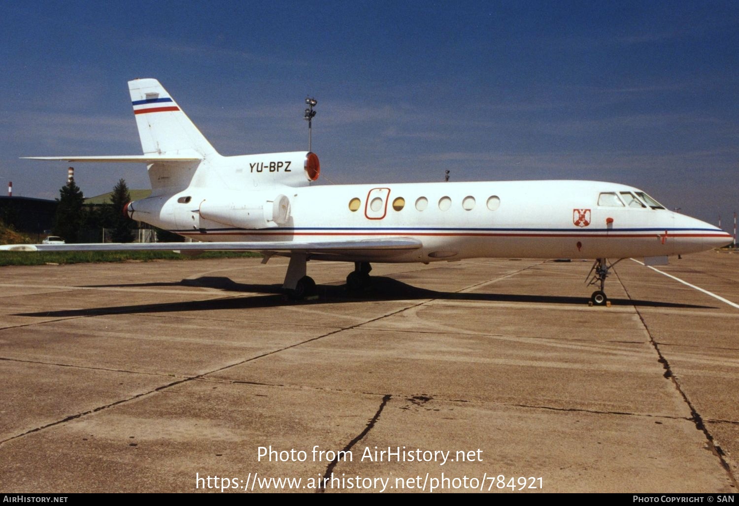 Aircraft Photo of YU-BPZ | Dassault Falcon 50 | Yugoslavia Government | AirHistory.net #784921