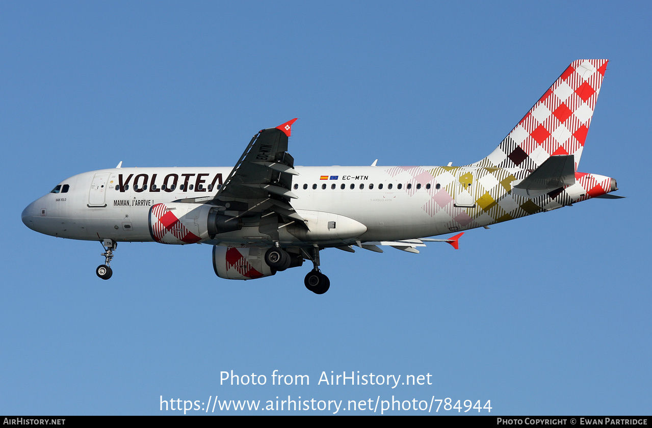 Aircraft Photo of EC-MTN | Airbus A319-112 | Volotea | AirHistory.net #784944