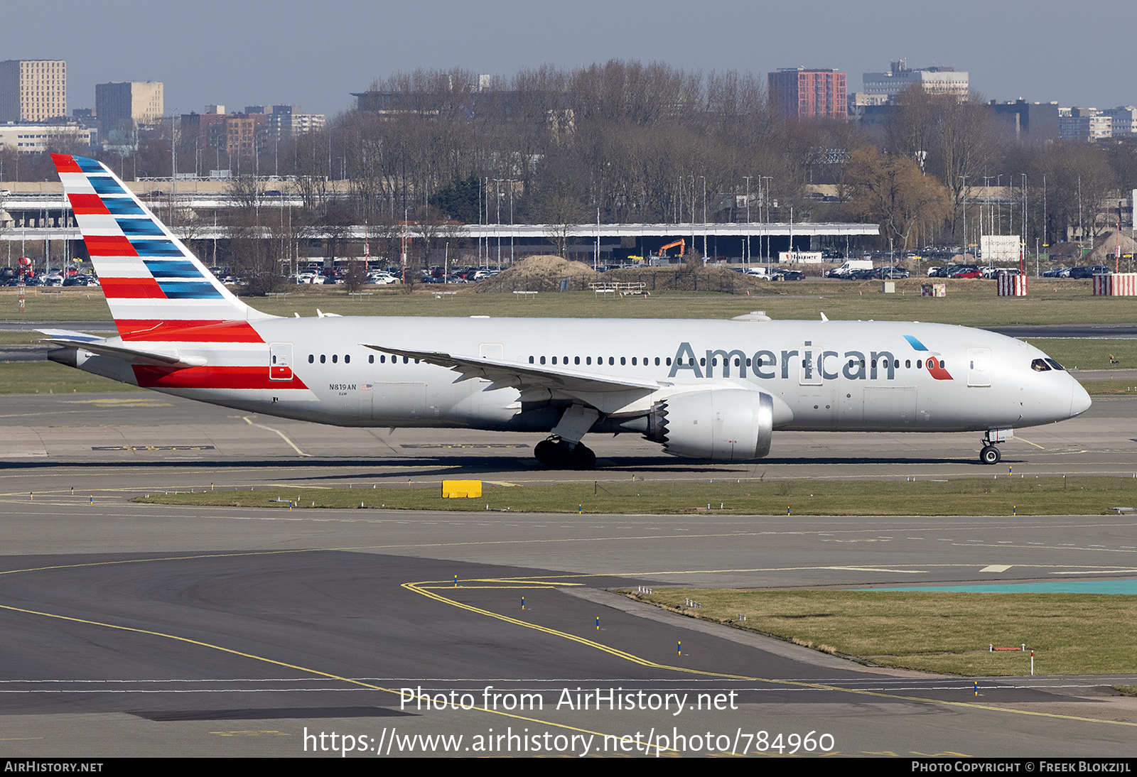 Aircraft Photo of N819AN | Boeing 787-8 Dreamliner | American Airlines | AirHistory.net #784960