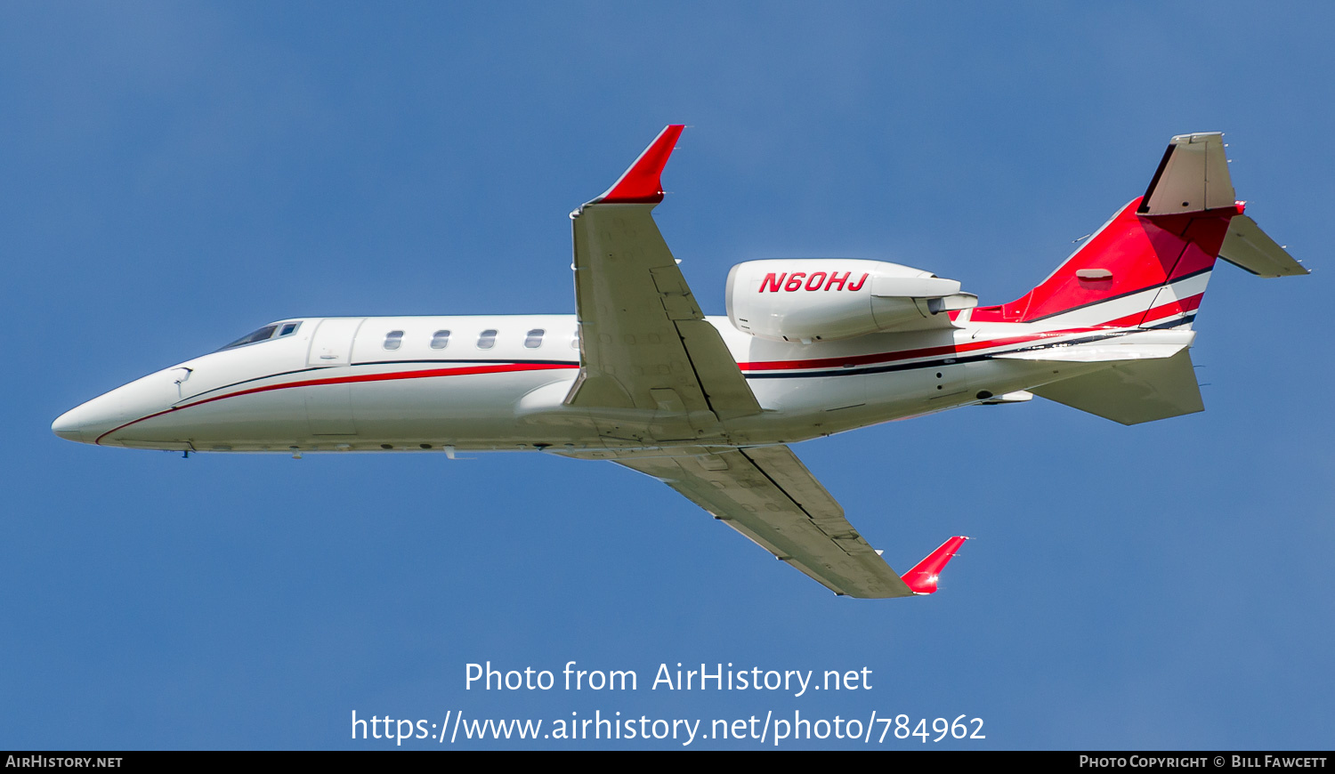 Aircraft Photo of N60HJ | Learjet 60XR | AirHistory.net #784962