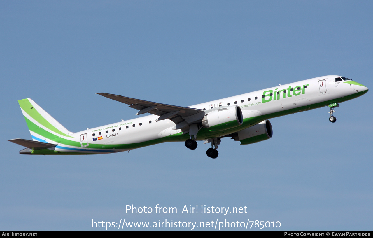 Aircraft Photo of EC-OJJ | Embraer 195-E2 (ERJ-190-400) | AirHistory.net #785010