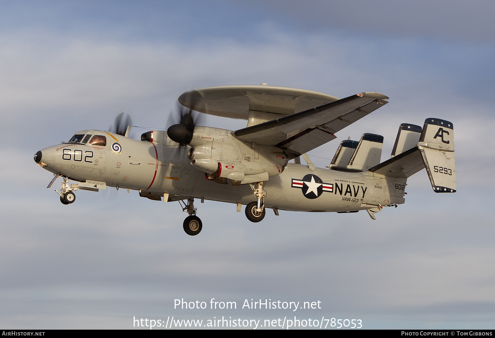 Aircraft Photo of 165293 | Grumman E-2C Hawkeye | USA - Navy | AirHistory.net #785053