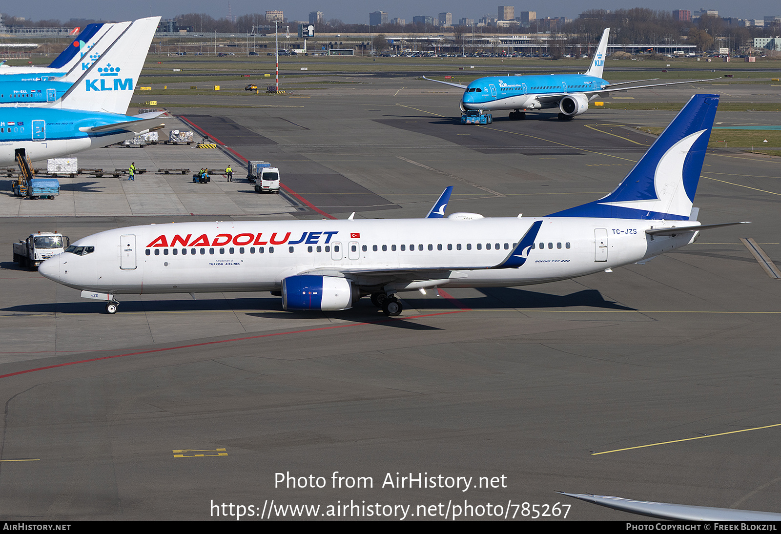 Aircraft Photo of TC-JZS | Boeing 737-8JP | AnadoluJet | AirHistory.net #785267