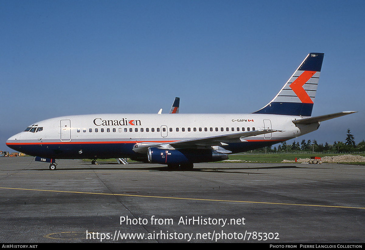 Aircraft Photo of C-GAPW | Boeing 737-275 | AirHistory.net #785302