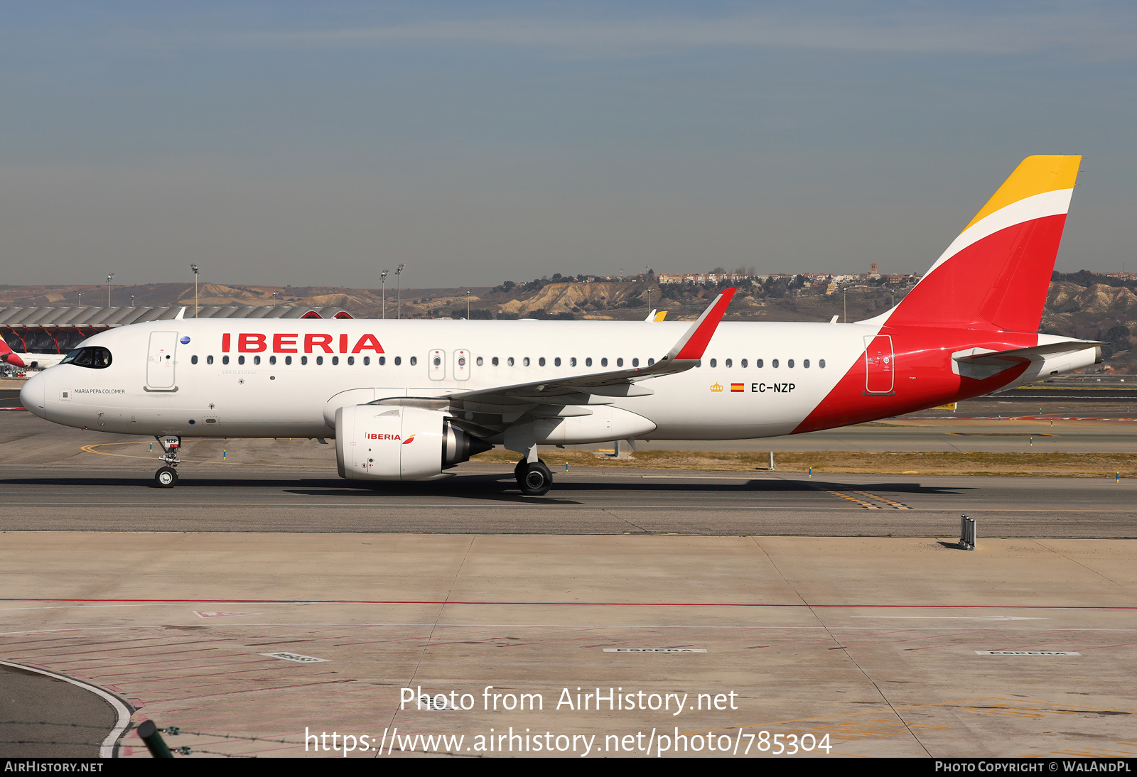 Aircraft Photo of EC-NZP | Airbus A320-251N | Iberia | AirHistory.net #785304