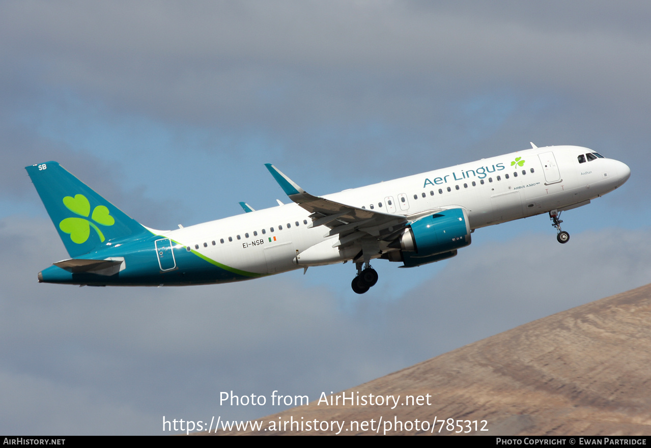 Aircraft Photo of EI-NSB | Airbus A320-251N | Aer Lingus | AirHistory.net #785312