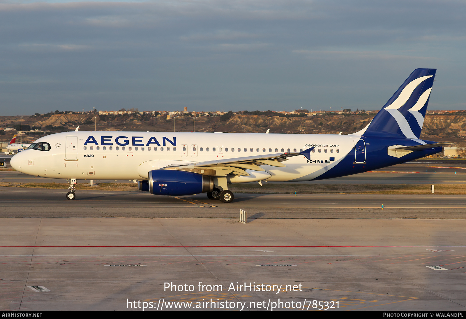 Aircraft Photo of SX-DVW | Airbus A320-232 | Aegean Airlines | AirHistory.net #785321