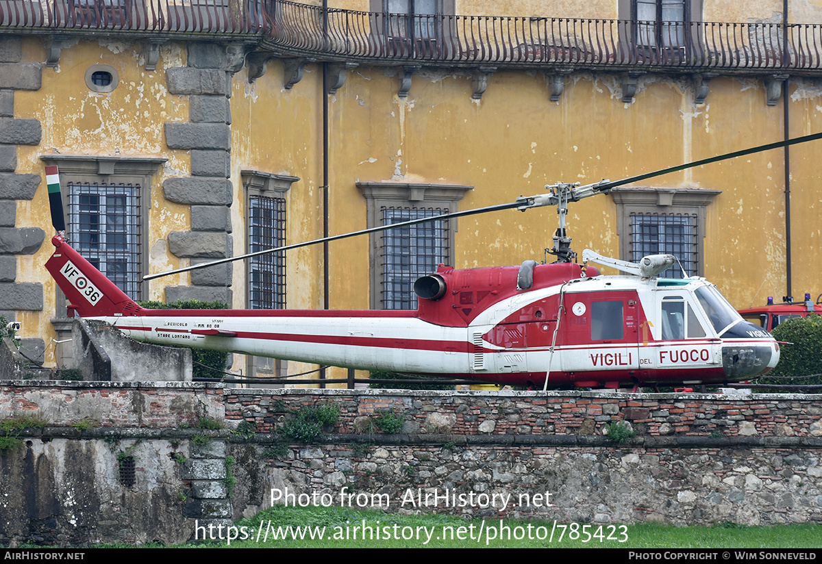 Aircraft Photo of I-VFMH | Agusta AB-204B | Italy - Vigili del Fuoco | AirHistory.net #785423