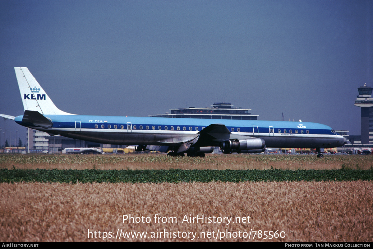 Aircraft Photo of PH-DEM | McDonnell Douglas DC-8-63 | KLM - Royal Dutch Airlines | AirHistory.net #785560