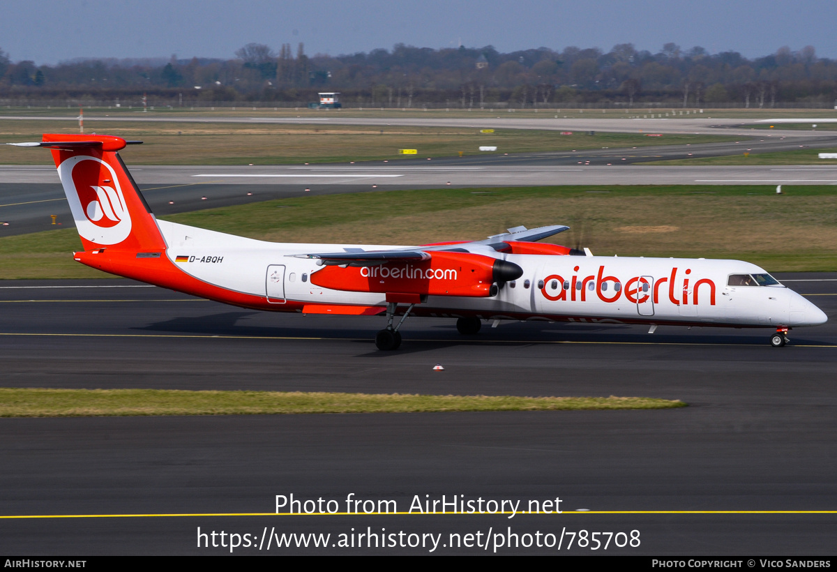 Aircraft Photo of D-ABQH | Bombardier DHC-8-402 Dash 8 | Air Berlin | AirHistory.net #785708