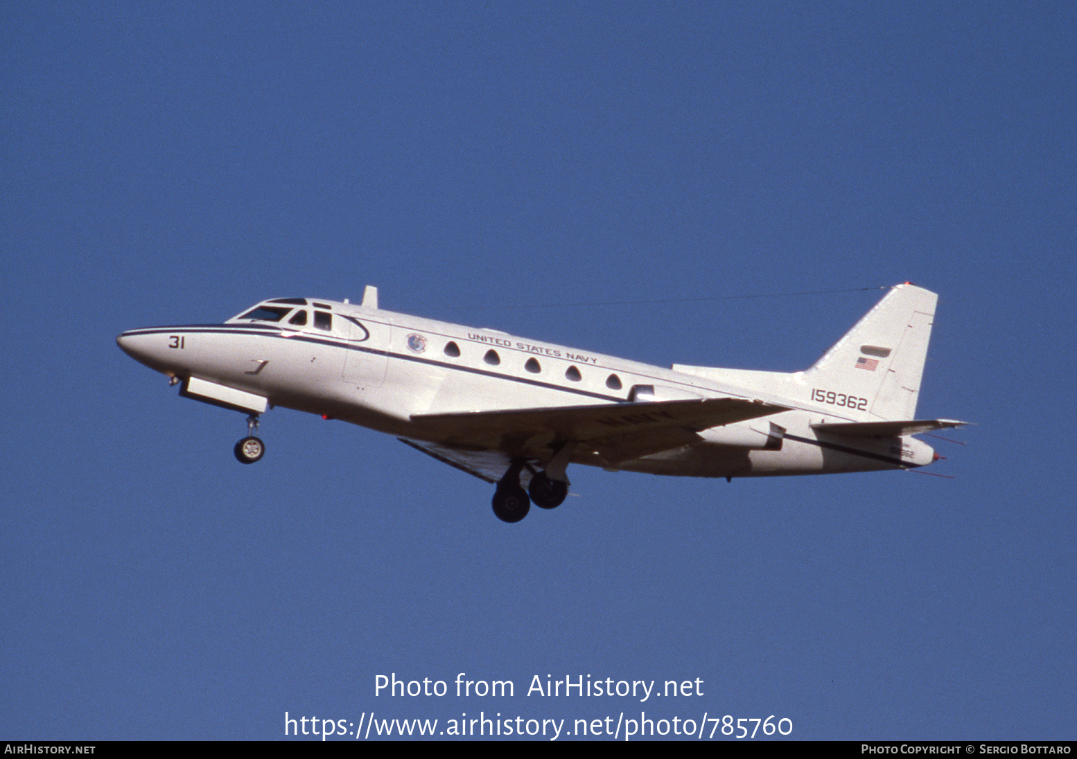 Aircraft Photo of 159362 | North American Rockwell CT-39G | USA - Navy | AirHistory.net #785760