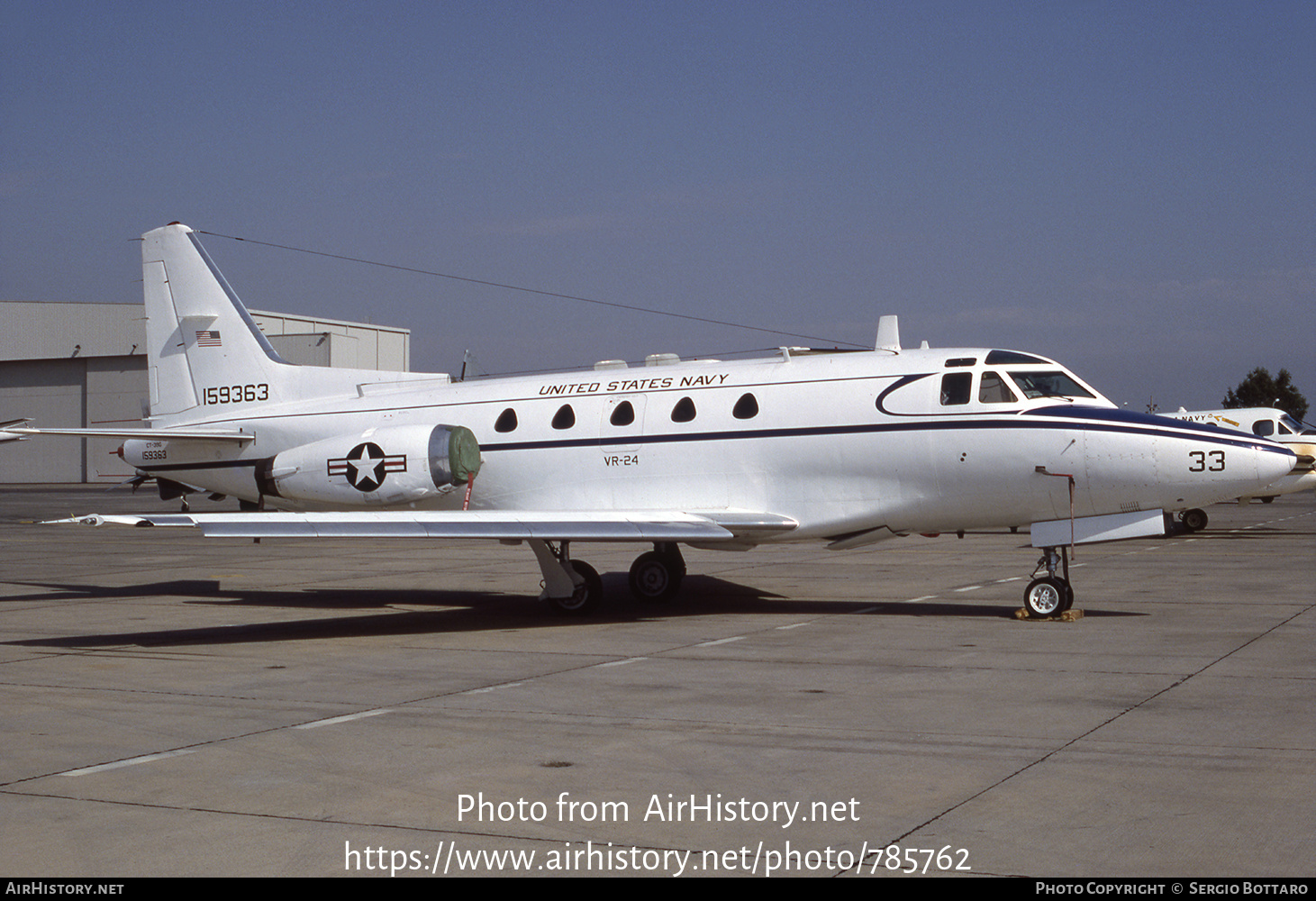 Aircraft Photo of 159363 | North American Rockwell CT-39G | USA - Navy | AirHistory.net #785762