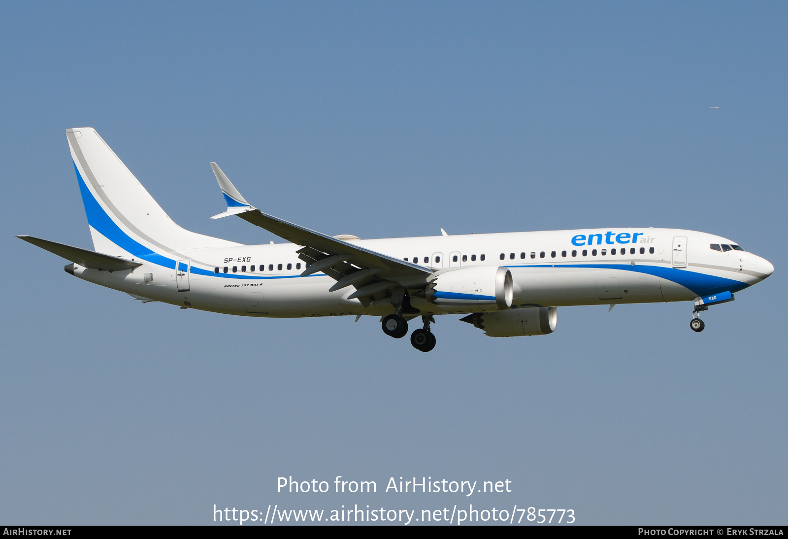 Aircraft Photo of SP-EXG | Boeing 737-8 Max 8 | Enter Air | AirHistory.net #785773