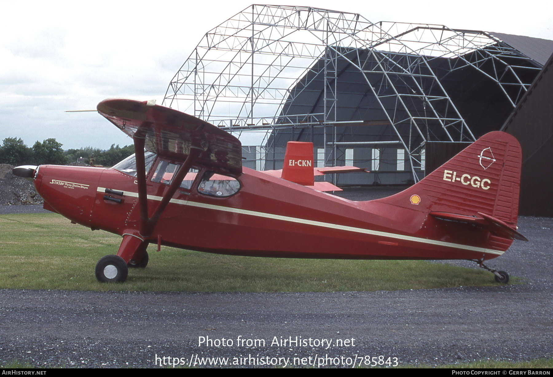 Aircraft Photo of EI-CGC | Stinson 108-3 Flying Station Wagon | AirHistory.net #785843